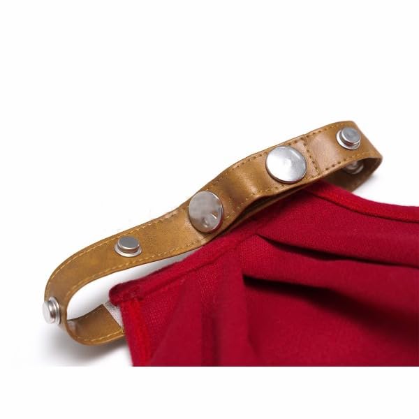 Disfraz de capa roja para perro superhéroe talla Large miniatura 3