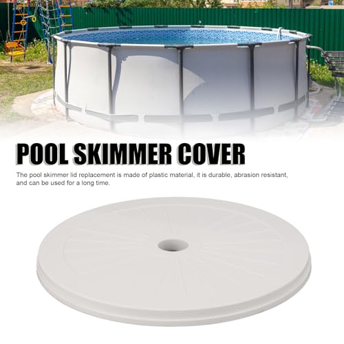 Hztyyier Pool Skimmer Lid Round Plastic Cover Replacement P6991 Swimming Pool Spa Hydrium Steel Wall Pool Set - Image 3