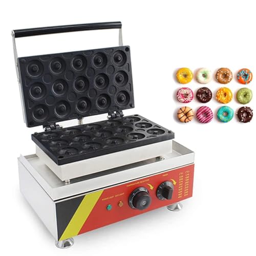 Electric doughnut machine Commercial 15 holes donut machine sweet wheat ring waffle machine baking donut (voltage 220v)