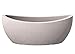 Produktbild Scheurich Wave Globe Jardiniere, ovale Pflanzschale aus Kunststoff, Taupe-Granit, 58 cm lang, 24 cm breit, 23 cm hoch, 15 l Vol.