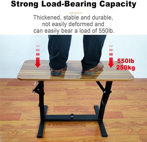 Folding RV Table Stand - Adjustable Black/White Dinette Base, Collapsible Metal Legs for RV, Caravan, Boat & Outdoor Activities - Portable & Durable Design