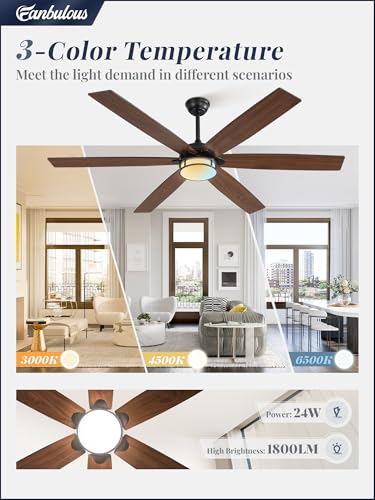 65-Inch-Ceiling-Fans-with-Lights-Farmhouse-Large-Ceiling-Fans-with-Remote-BlackBrown-Modern-Ceiling-Fan-with-LED-Light-Quiet-DC-Motor-for-Living-Room-Bedroom-Kitchen-Indoor