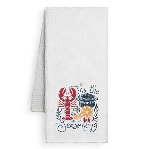 Trendy Summer Crawfish Season Kitchen Towels