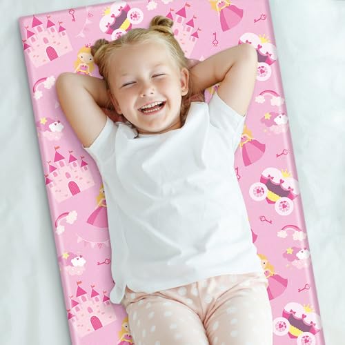Image of Fanfanwin Kids Nap Mat Cover for Boys and Girls 47 x 21.25 Inch Vinyl Sleeping Mat Cover for Toddler Care Preschool Children Kindergarten