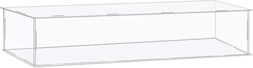 Miniatura 10 de MECCANIXITY Caja de exhibición de acrílico Escaparate claro de la protección a prueba de polvo 8.3x4.3x12.2 pulgadas para exhibición de