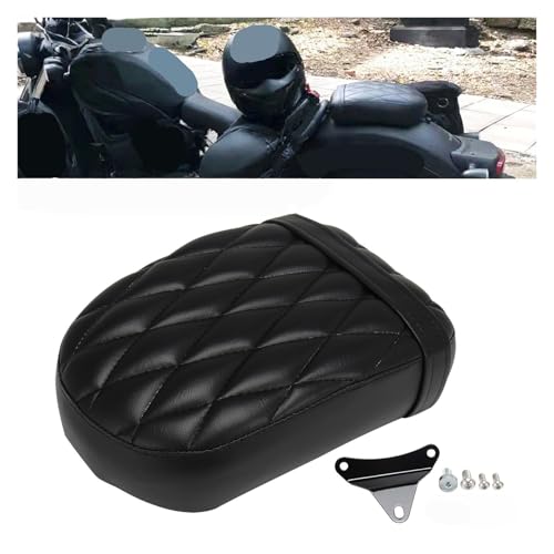 Sillín motocicleta de pasajero con cojín negro de alta resistencia para Rebel CMX 300 2