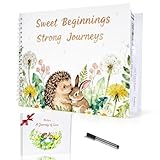 Mexlyca Baby Memory Book for Boy or Girl - First 3 Year Keepsake Album from Pregnancy to Age Three, Pregnancy Journal and Memory Book - Lovely Must Have Gift for First Time Moms to Be Baby Party Gift