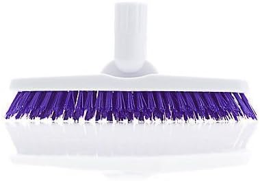 Fuller Brush E‑Z Scrubber Replacement Head – 9" V‑Trim Tile & Grout Brush Head Only, Compatible with Telescopic Handle (Sold Separately) – Deep Grime Cleaning Without Scratching