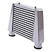 KONKENIE Universal Polished Intercooler Aluminum Intercooler Front Mount 2.5