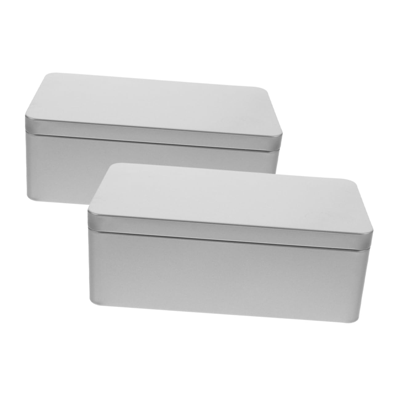 TOPBATHY 4piezas Cajas De Almacenamiento Rectangulares Para Té y Dulces De Contenedores Tapa Organizador De Comida Caja De Para Bodas y Fiestas