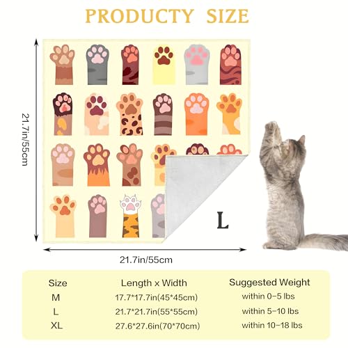 Image of Cat Wrap for Cutting Nails, Self-Adhesive Cat Wrap, Cat Restraint for Nail Clipping, Anti-Scratch Cat Grooming Wrap for Medicine, Nail Clipping, Teeth Brushing, Ear Cleaning