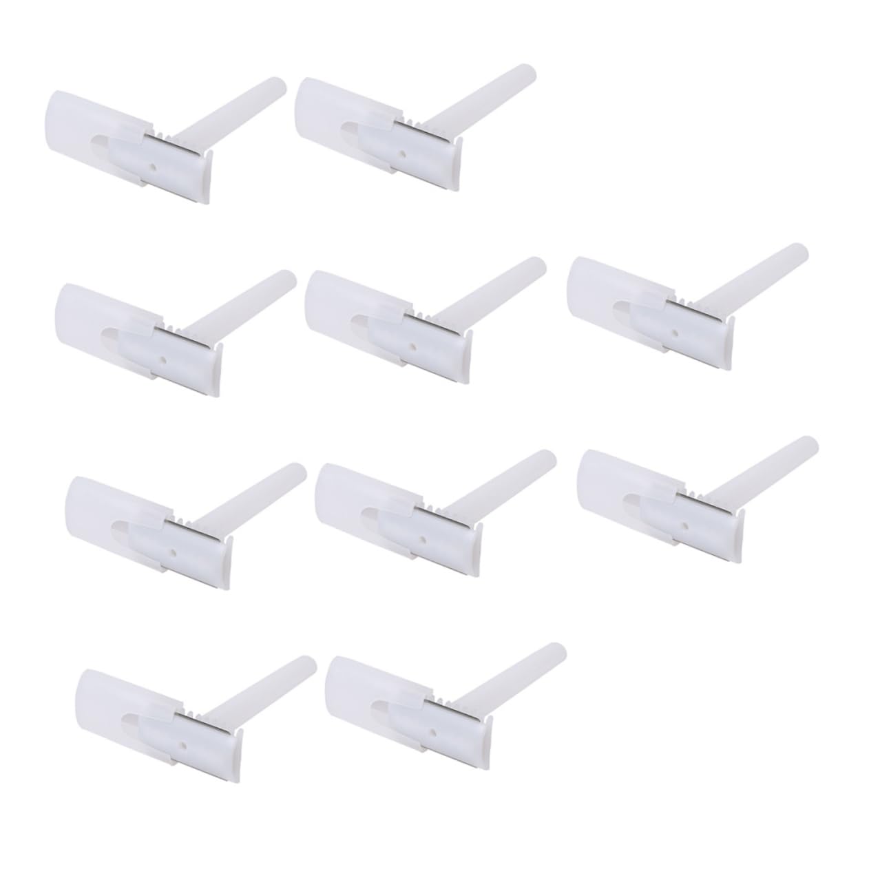 Baluue Double Edge Razors for Men Women 25pcs Disposable Shaver Kit Leg Hair Razors Travel Size