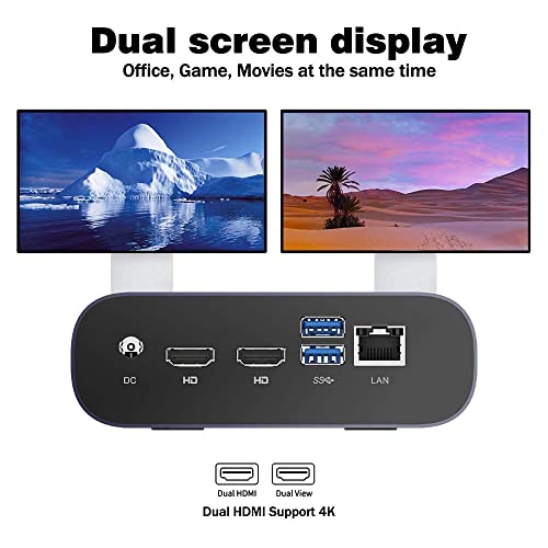 Mini PC Desktop Computer AERO 3 Windows 11 Pro | 8th Core i5-8279U (4C/8T,up to 4.10 GHz) | 8GB DDR4,256GB SSD | Dual 4K HDMI | Bluetooth 5.0 | 1000Mbps Ethernet | 4*USB3.0,1*Type C - Image 6
