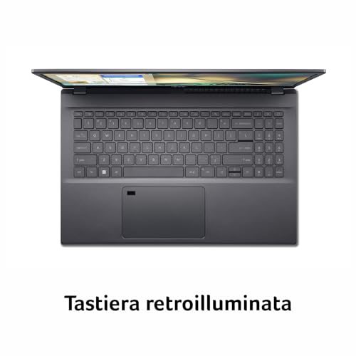 Acer Aspire 5 A515-57-51X4 PC Portatile, Notebook, Processore Intel Core i5-12450H, RAM 16 GB DDR4, 1024 GB PCIe NVMe SSD, Display 15.6" IPS FHD LED LCD, Scheda Grafica Intel UHD, Windows 11 Home - Notebook - Immagine 3