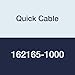 Quick Cable 162165-1000 Nylon Insulated Solderless Flag Terminal, Color, 22-18 Wire Gauge, -67?F to 221?F Temperature Range, Copper, Red (Pack of 1000)