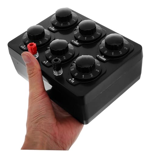 Boîte de résistance variable noire 6 décades OSALADI pour expérience de physique