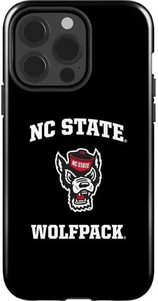 Skinit Impact Phone Case Compatible with iPhone 15 Pro - Officially Licensed North Carolina State University NC Wolfpack Design