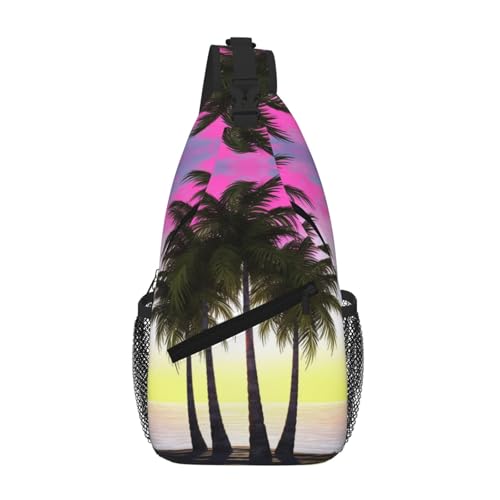 Bolso Cruzado Tropical para Viaje y Senderismo