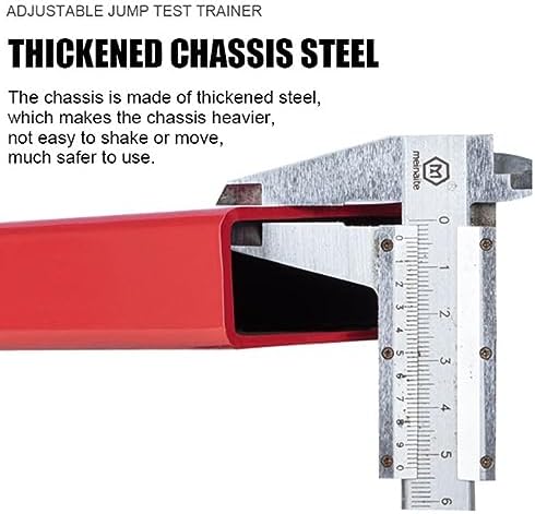 Free-Standing Jump Measurement Tester，Vertical Jump Tester, 1.7-3.6m, Adjustable Vertical Jump Tester, Vertical Challenge Jump Tester Gauge, High Jump Training Equipment