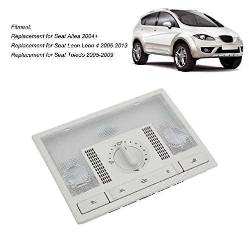 Luz de lectura de cúpula con interruptor suave para Seat Leon 4 y Altea 2