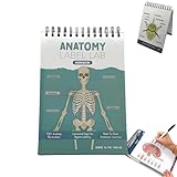 LuluXeti Anatomy and Physiology Study Tools,Dry Erase Notebook with Labeling Exercises, Perfect for Medical Students & Nursing School,Interactive Anatomy Label Lab Workbook for Hands-On Learning