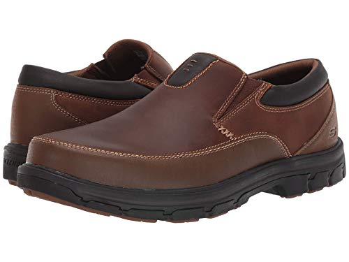 Skechers Men's Segment - The Search Slip On Loafer, Dark Brown, 9.5 M US2