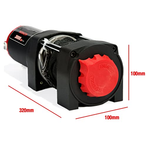 DOLUNTO 12V Winch Eléctrico Off-Road 3000LB miniatura 4