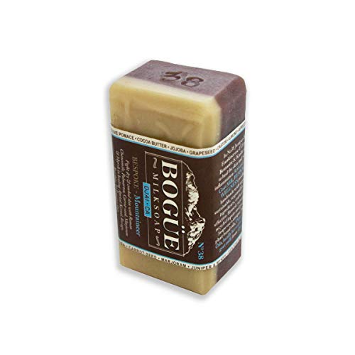Handmade Goat Milk Soap - N°38 Bespoke Mountaineer Blend Fights & Heals Dry & Cracked Skin With Roman Chamomile, Palmarosa, Carrot-Seed & Rosehips #TOP20