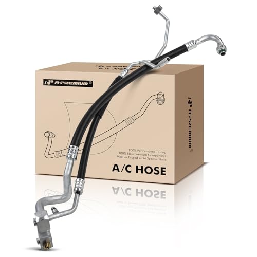 A-Premium A/C Suction Hose & Discharge Line Hose Assembly Compatible with Ford F-250 Super Duty, F-350 Super Duty, F-450 Super Duty, F-550 Super Duty, Excursion, F53 Motorhome Chassis