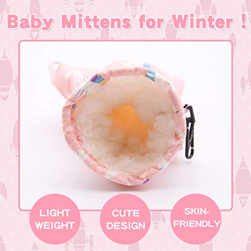 Image of BAVST Toddler Waterproof Mittens Fleece Lined Baby Boys Girls Winter Warm Glove Kids Snow Infant Ski Mitten for 3M-5T