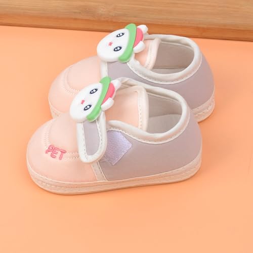 Image of Kids Baby Boys Girls Steps Soft Socks Shoes, Snowman Cartoon