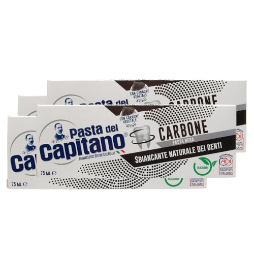 Dentifricio CARBONE Vegetale Attivo Bio, Sbiancante Naturale Dei Denti In Pasta Nera, Efficace Contro Le Sostanze Che Macchiano Lo Smalto, Tubetto da 75 ml (4)