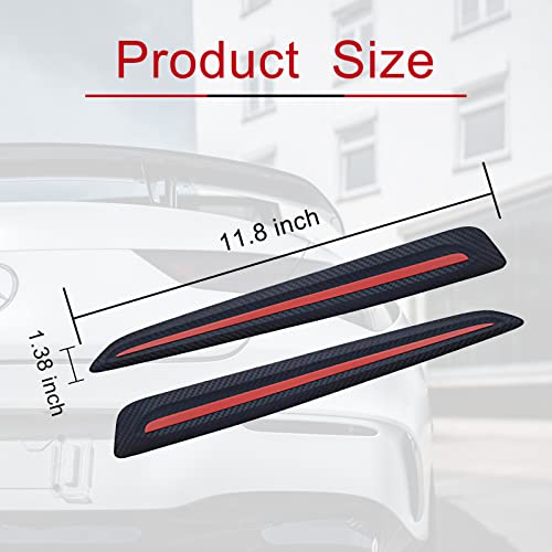 Jeseny 2 Pcs Universal Anti-Collision Patch Bumper Guard Strip Anti-Scratch Bumper Protector Trim For Cars Suv Pickup Truck, Car Exterior Accessories (Black) #TOP1