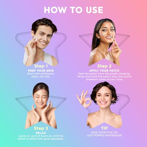 LivaClean 240 CT Cute Pimple Patches for Face w/Salicylic Acid & Tea Tree, Hydrocolloid Acne Patches