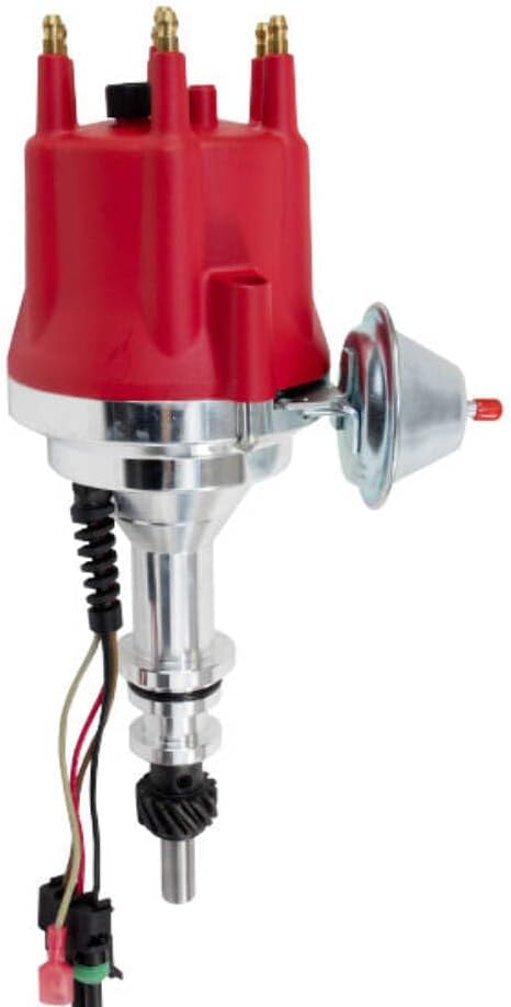 Top Street Performance JM7727BK Pro Series Ready-To-Run Distributor with Black Cap
