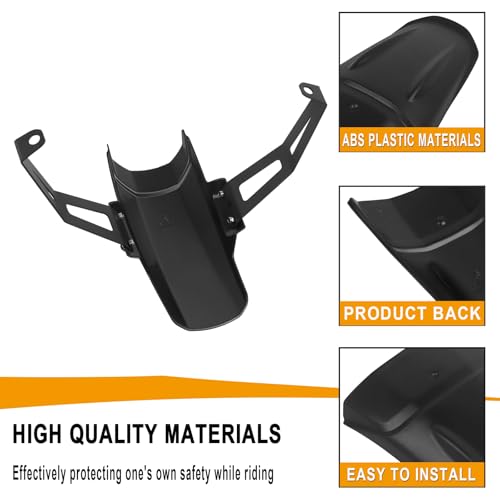 Image of Motorcycle Front Mudguard Extender Extension Fender Bracket Replacement for Honda CRF1000L 16-19 CRF 1000L ADV 18-19 CRF1100L ADV 20-23 Wheel Mudguards Splash Guard Cover(Type A)