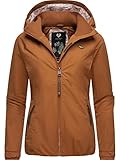 Ragwear Damen warme Winterjacke mit Kapuze Dizzie Winter Cinnamon22 Gr. S