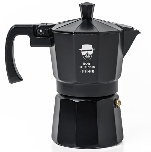 Image of Sipologie Roma Moka Pot, Black 180 ml, Customised - Respect The Chemistry