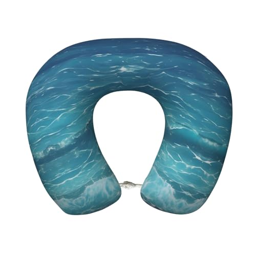 Almohada de viaje de espuma viscoelástica en U
