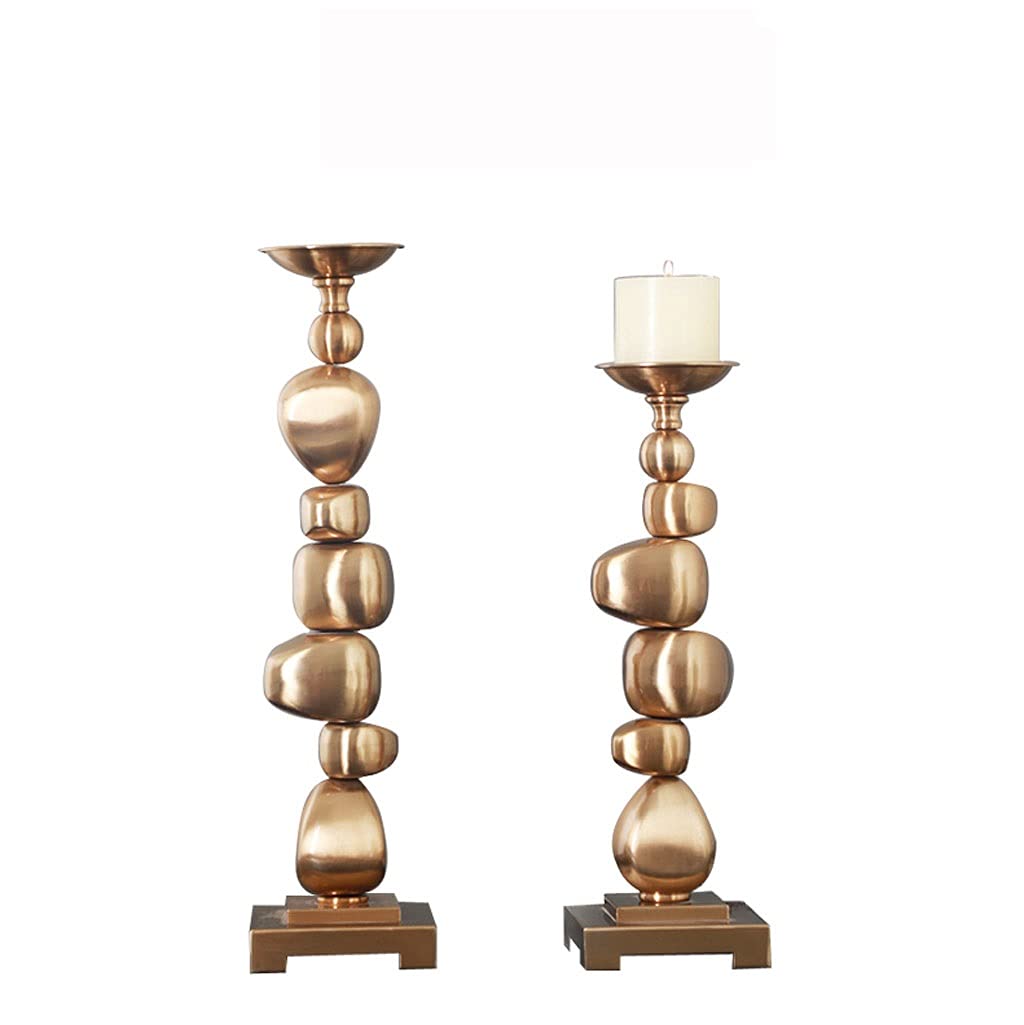 Kerzenhalter für Adventskranz, Metallsäule Kerzenhalter, Kerzenständer, Tischkandelaber-Mittelstücke for Home Hochzeit Kerzenlicht-Dinner-Dekoration Heim-Party-Dekoration(Set)