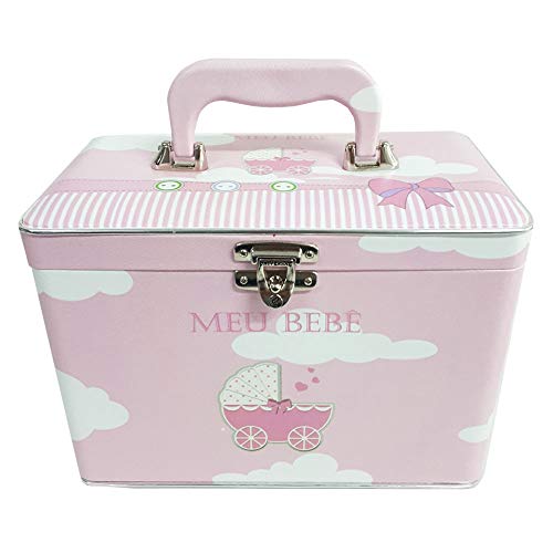 Album De Bebê Carrinho 15x21 Com Maleta 300 Fts 5035/054