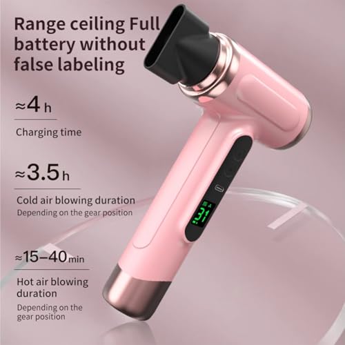 Sèche-cheveux USB blanc pour voyage avec poignée ergonomique