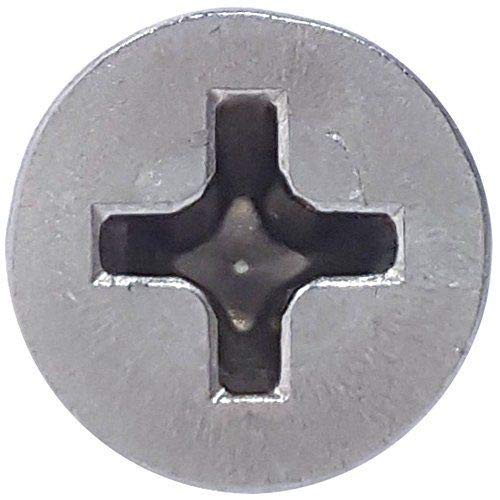 Phillips Flat Head Wood Screw 316 Stainless Steel #6 x 1 Qty 25