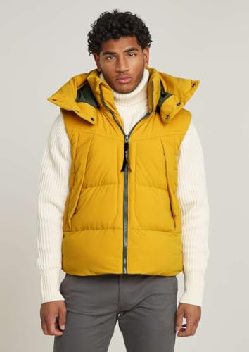 G-Star RAW Men's G-Whistler Padded Hooded 2.0 Vest, Gelb (dk Spice D25346-D518-8171), L 2