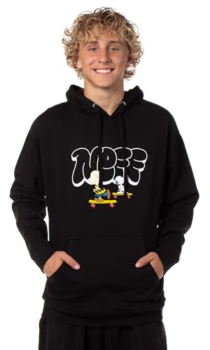Neff Peanuts Men's Charlie Brown And Snoopy Skateboard Adult Pullover Long Sleeve Hoodie2