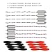 XIITIA 8pcs 716/7x16mm Motor 19000KV Brushed Motors + 8pcs 55MM CW CCW Propeller for Model Aircraft/UAV/Quadcopter/Toy Aircraft, etc