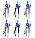 Compass with #2 Pencil – Up to 6 Inch Diameter - Easily Draw Neat Circles - Safe Blunt Point for Safe Use by Children - 6-Pack