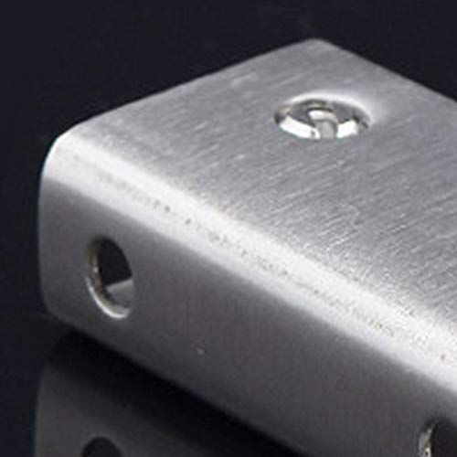 Morsetti in vetro in acciaio inox montaggio