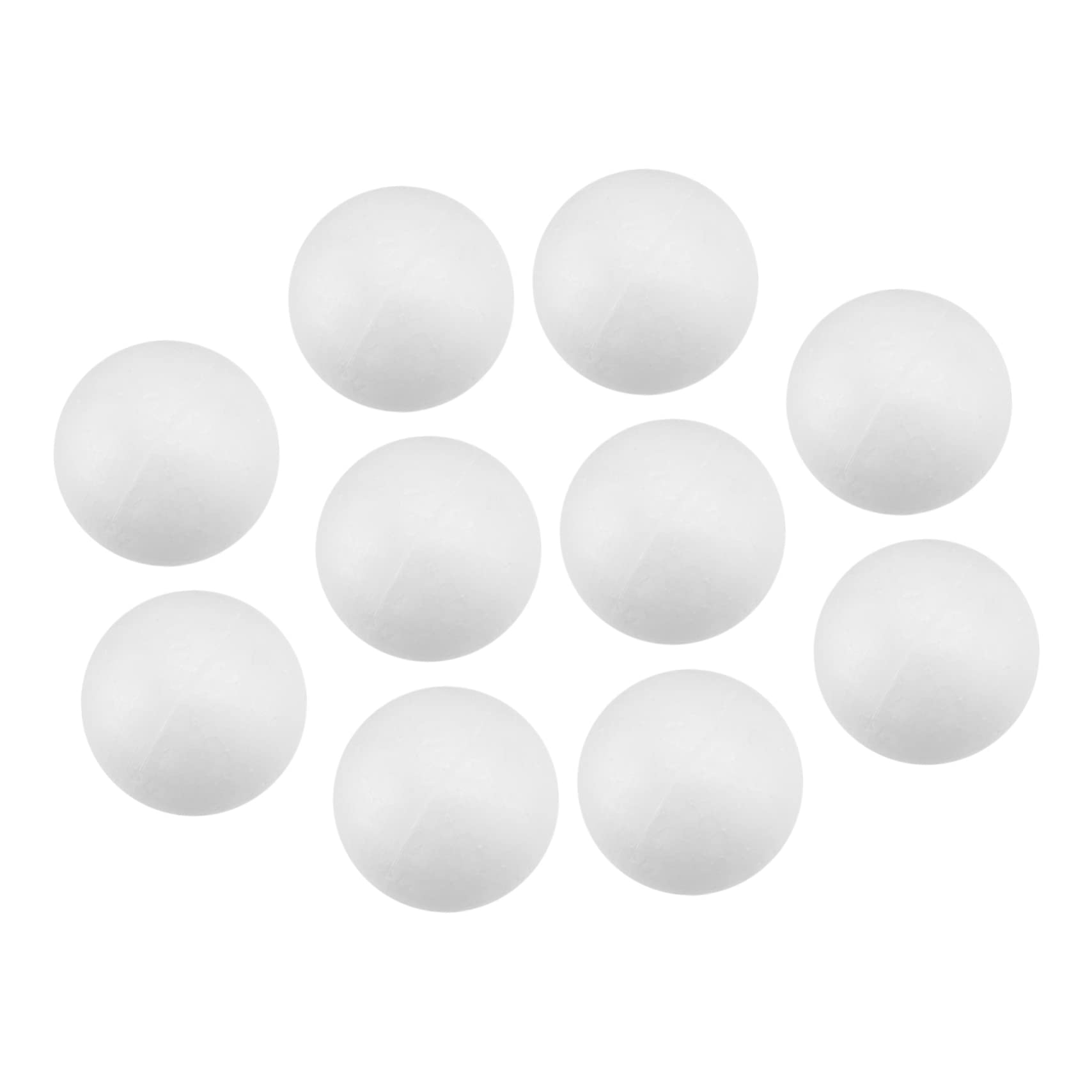 10pezzi Palline di Polistirolo da Solide e Artigianali per Decorazioni Natalizie Modelli Molecolari e attività Creative