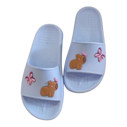 Chinelo Slide MAX Capivara Borboleta Delicada Menina Infantil